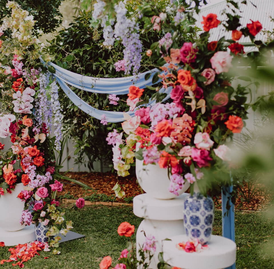Brisbane florist: <b>Mrs Gibbons Flowers</b> | Photographer: Juddric How it works